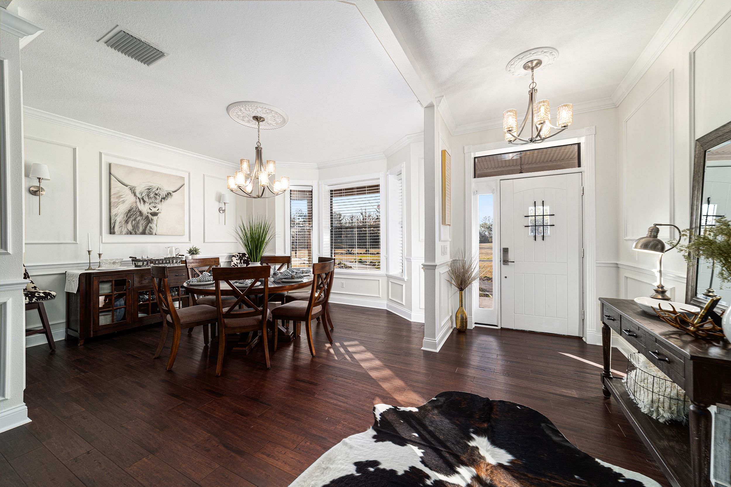 The Lazy Acre Ranch Estates — Main Estate grand foyer
