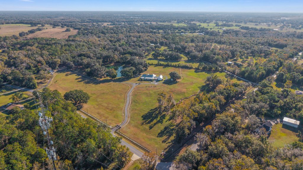 Aerial view of our event site