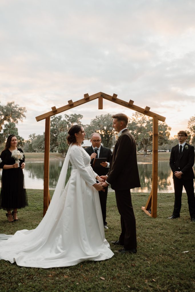 Groom and Bride on their wedding.